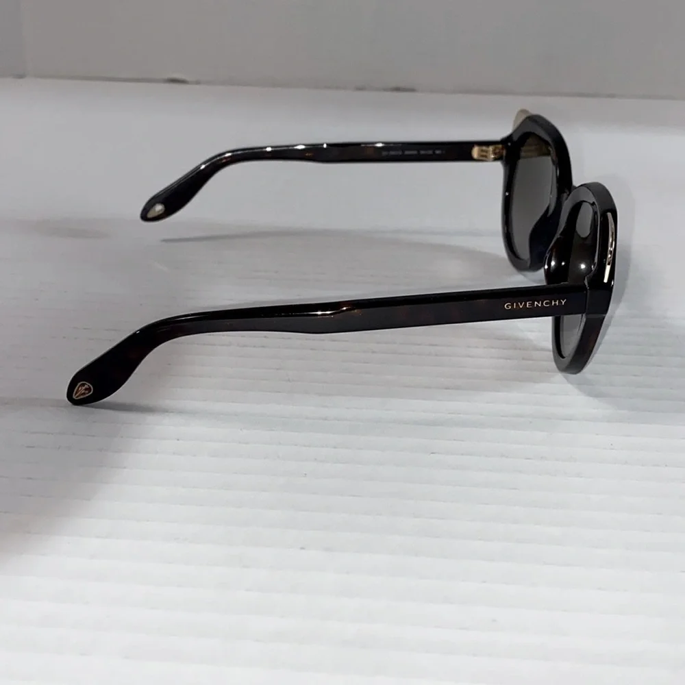 Givenchy oversized tortoise gold sunglasses Havana brown woman’s - Picture 9 of 17
